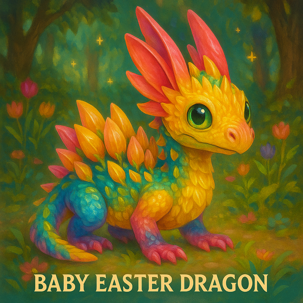 Baby Easter Dragon image