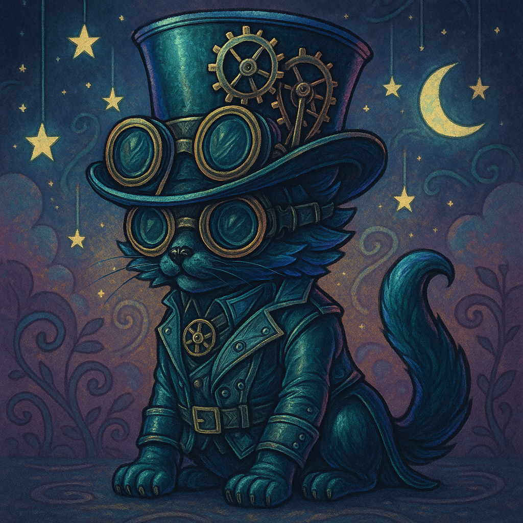 Steampunk Cat image