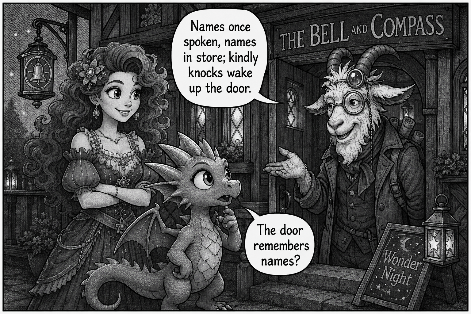 The Remembering Door panel 1