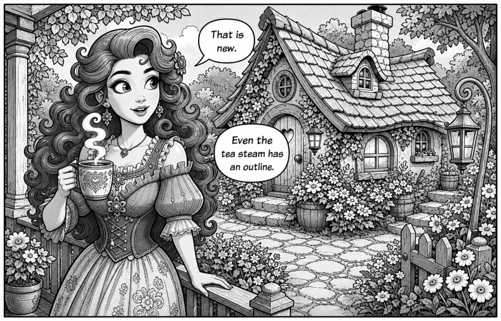Too Neatly Drawn panel 1