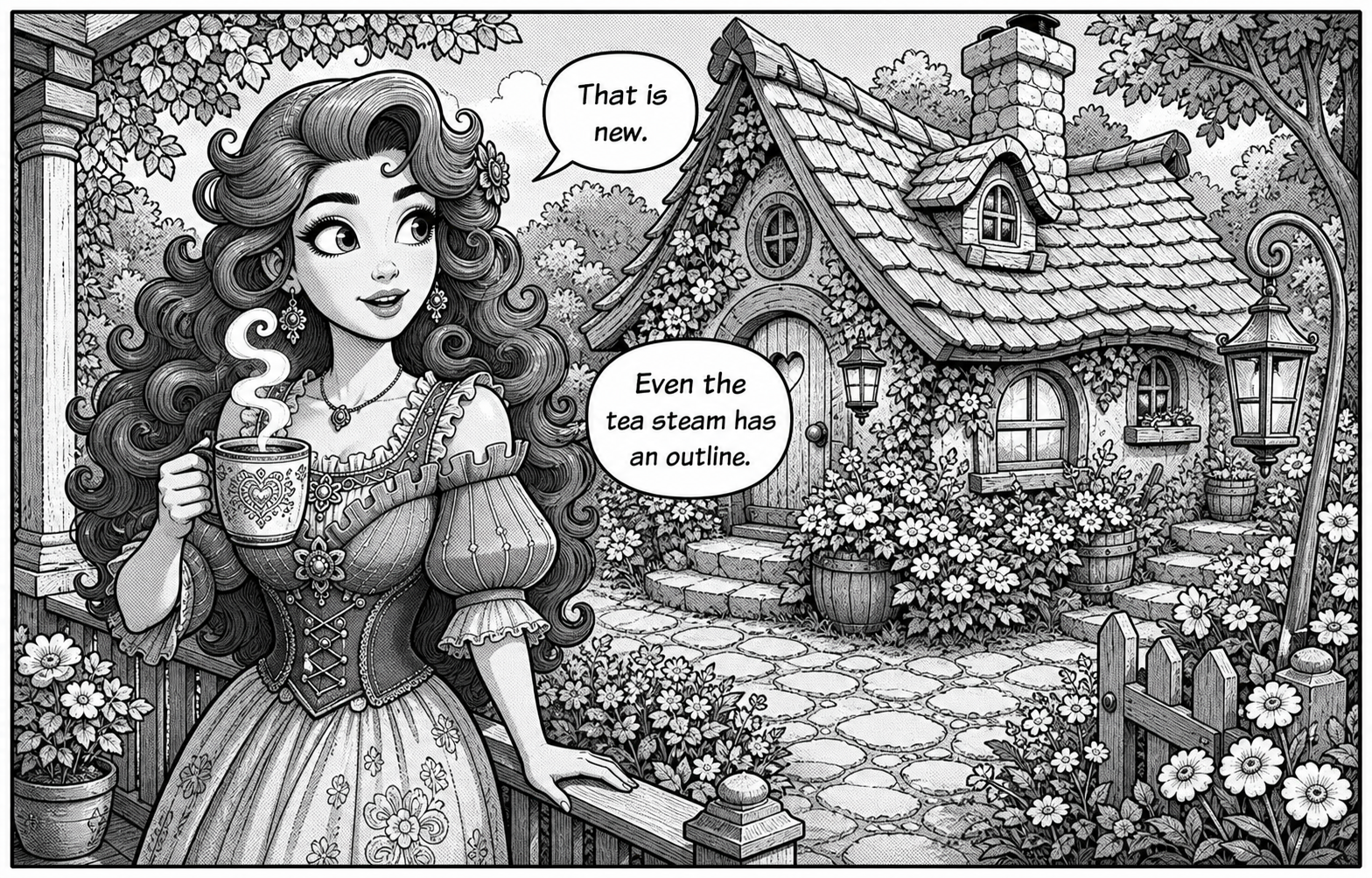 Too Neatly Drawn panel 1