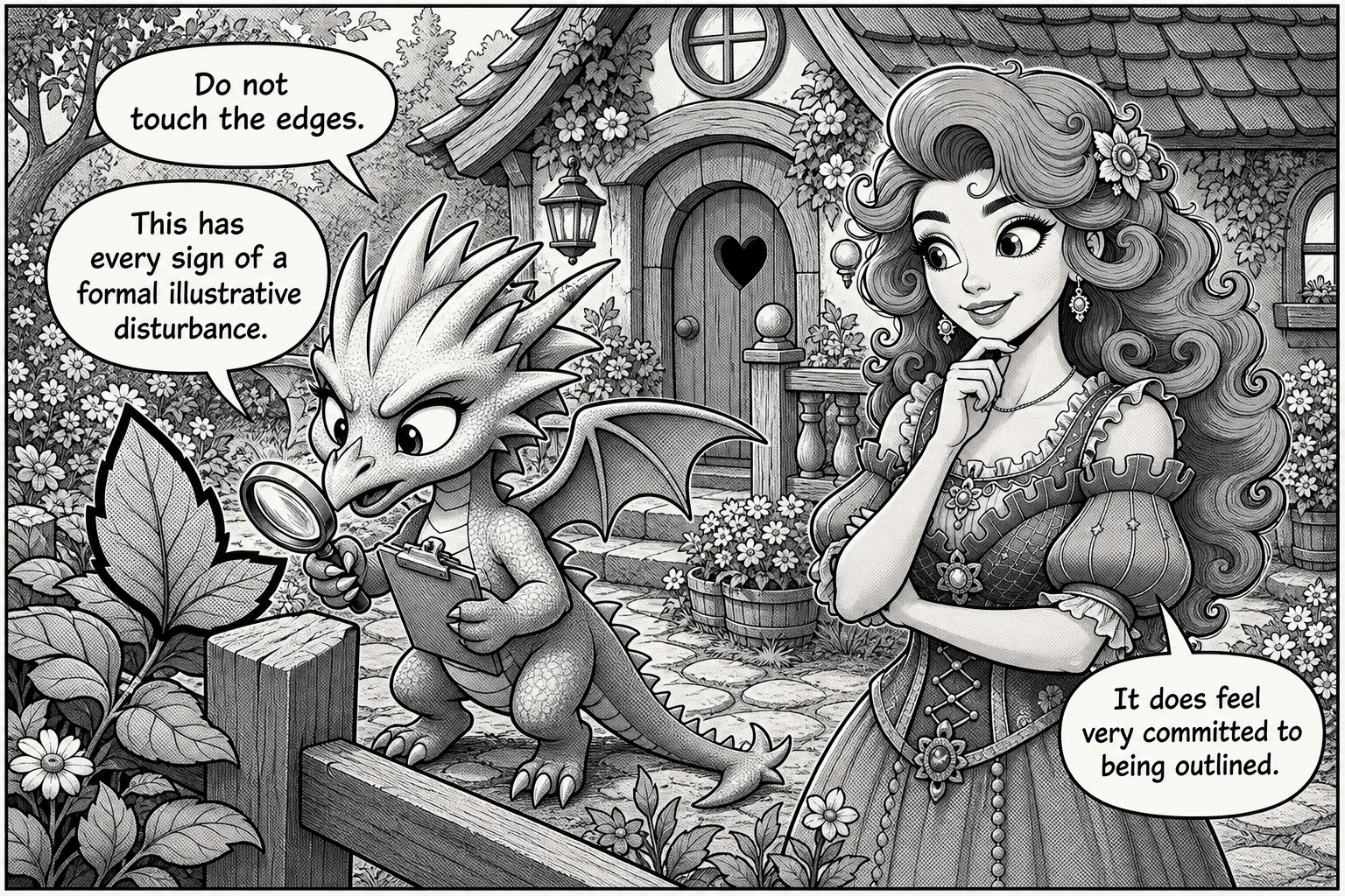 Too Neatly Drawn panel 2
