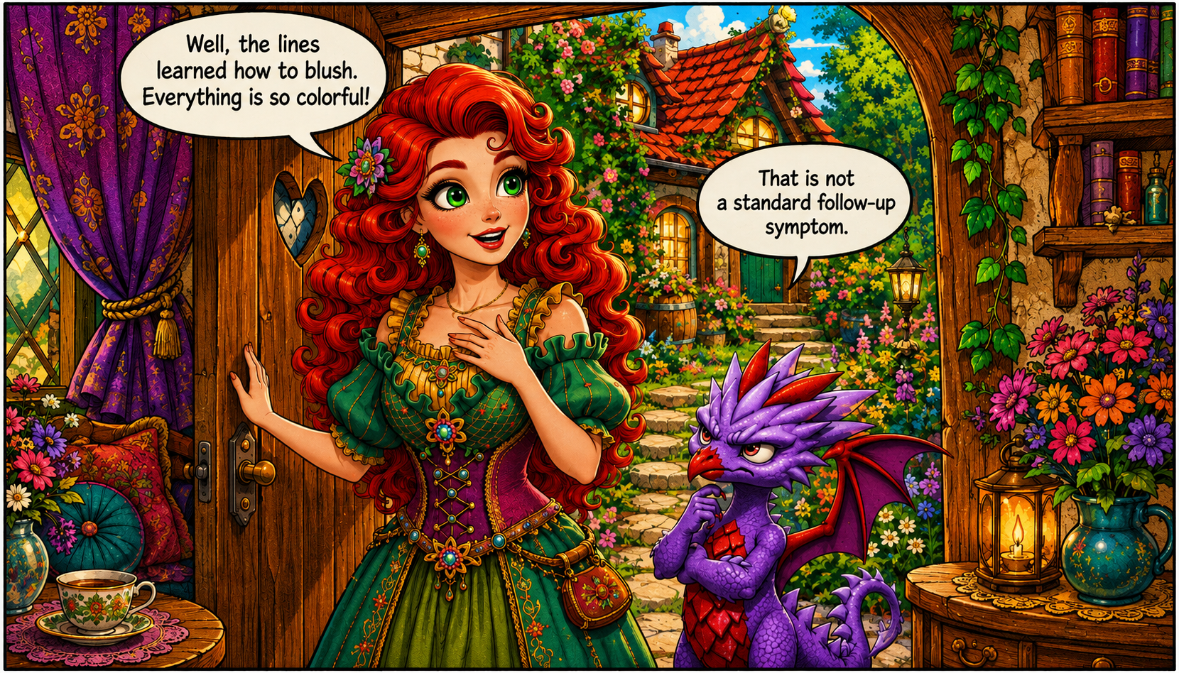 A Suspicious Amount of Color panel 1