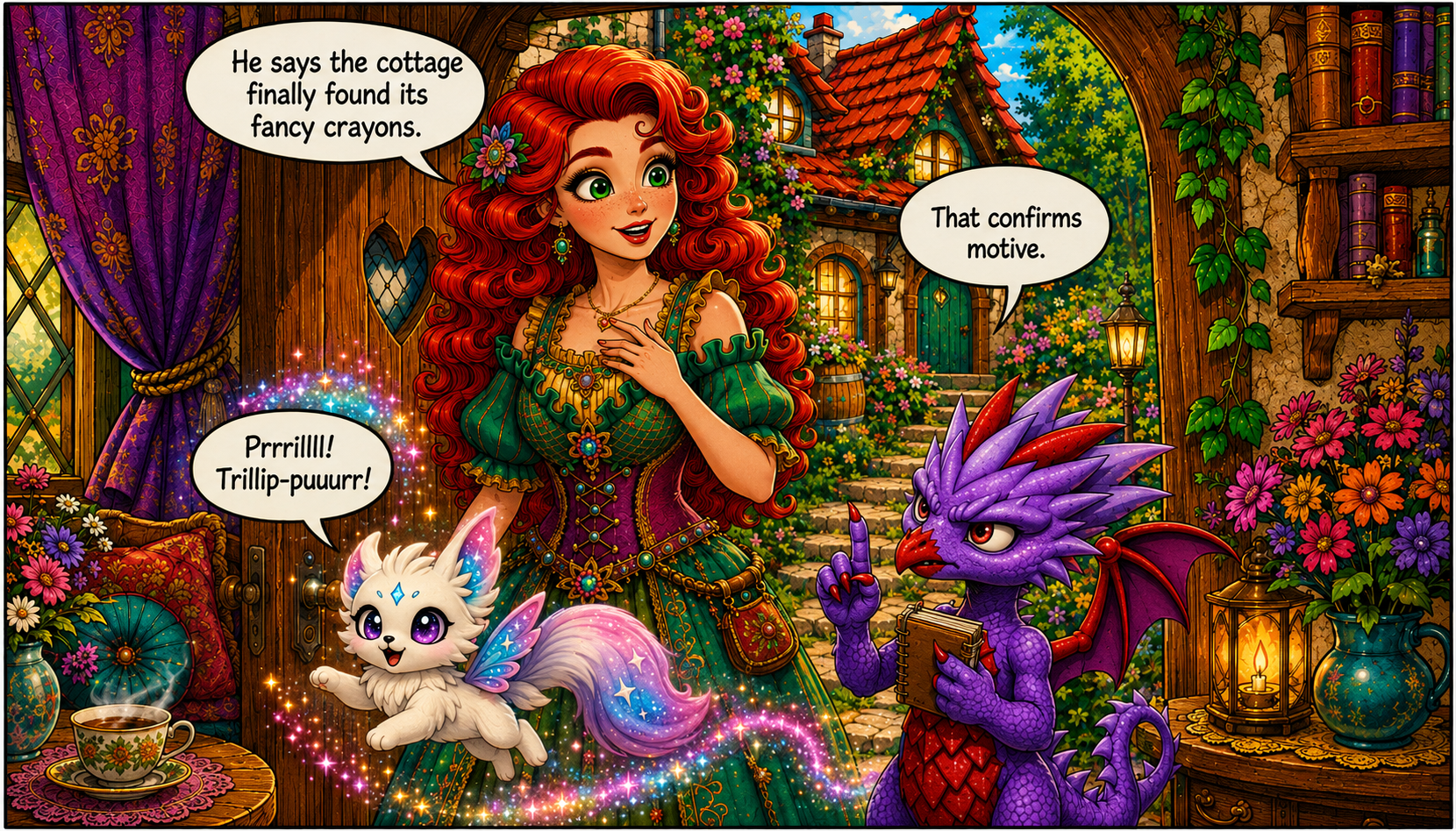 A Suspicious Amount of Color panel 2